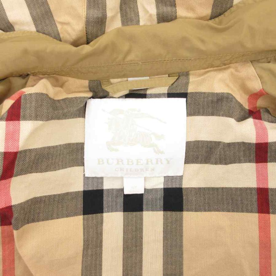 美品☆トレンチコート バーバリーチルドレン ノバチェック 152 12Y burberry/バーバリー通販 | ロング チェックカラー トレンチコート