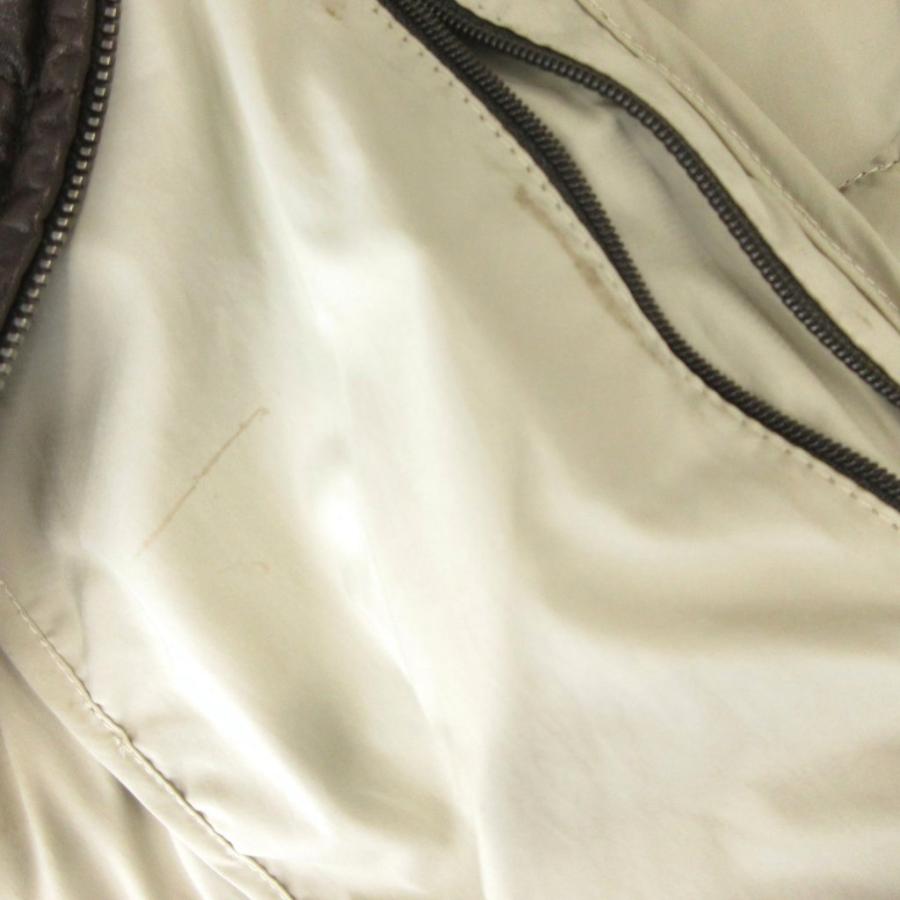 ENRICOMANDELLI エンリコマンデッリ レザーダウンジャケット 中綿