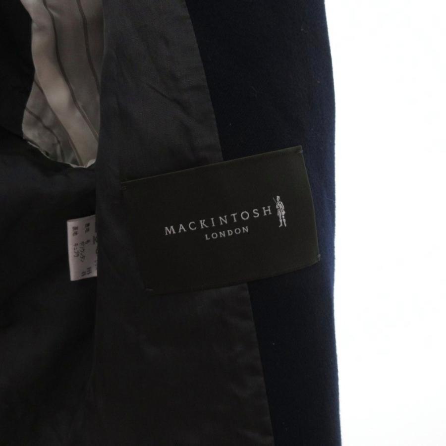 極美品 38 現行タグ マッキントッシュ ブークレジャケット 丸襟 金ボタン マッキントッシュ ロンドン MACKINTOSH LONDON 紺ブレ ブレザー