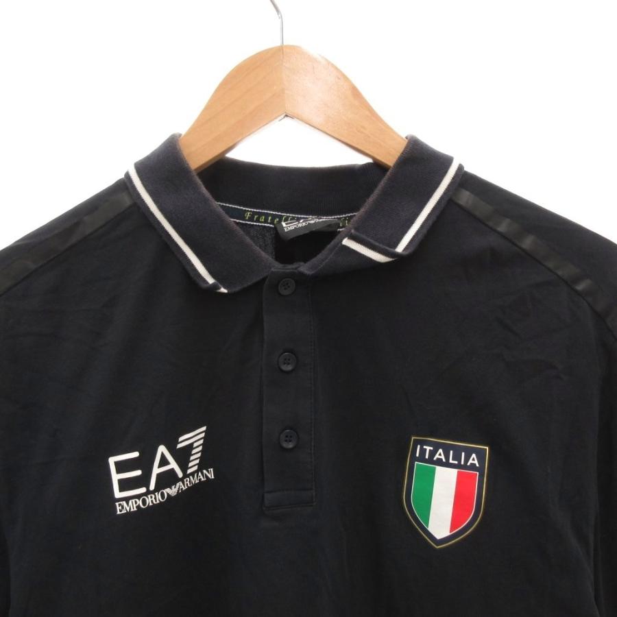 EMPORIO ARMANI エンポリオアルマーニ ポロシャツ XL 紺 ネイビー 半袖