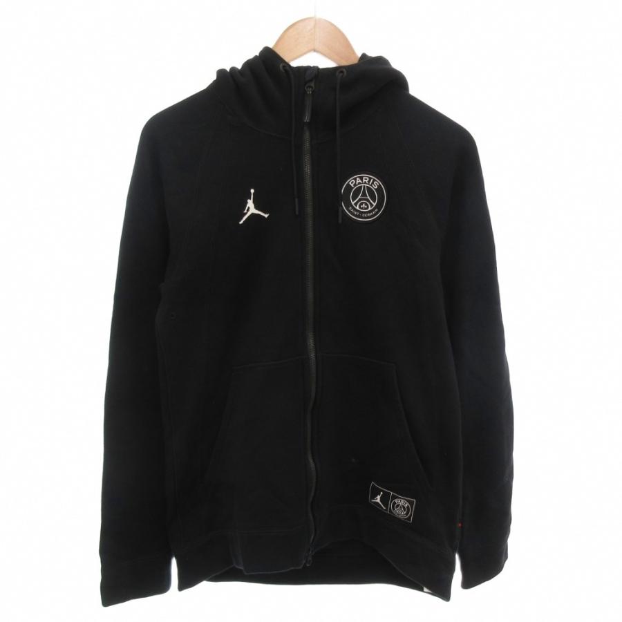 【希少サイズ】ナイキ パリサンジェルマン パーカー ジップアップ ブラック NIKE（ナイキ） NIKE AIR JORDAN パリサンジェルマン パーカー
