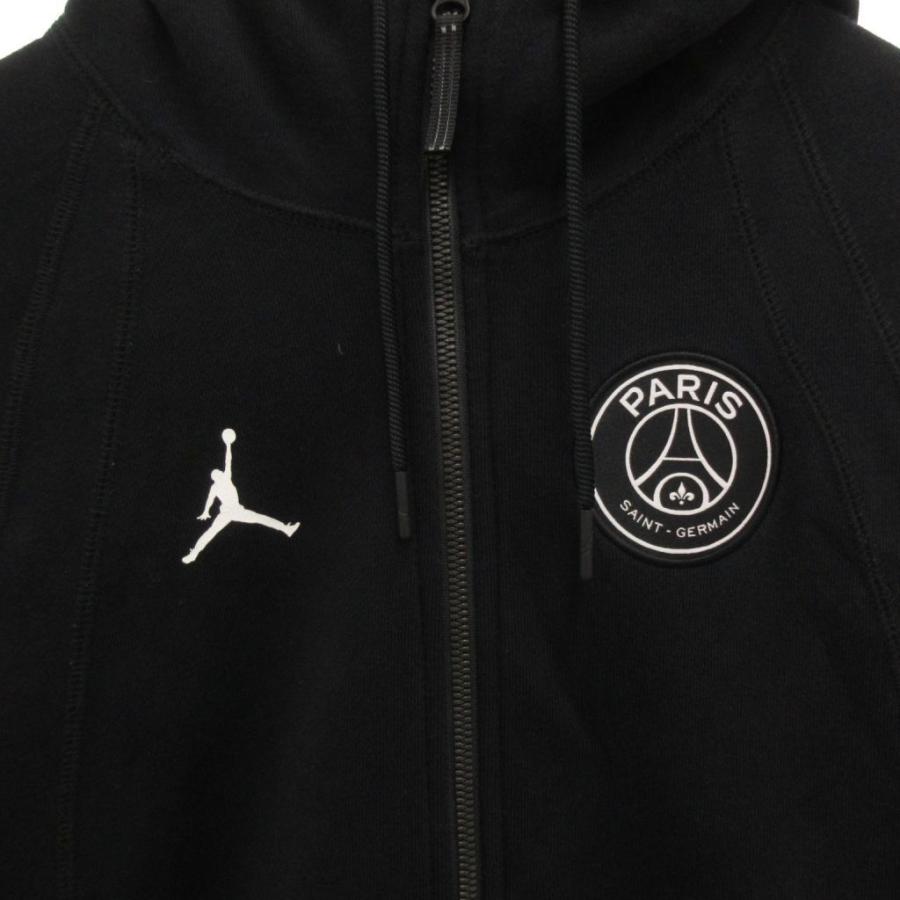 【希少サイズ】ナイキ パリサンジェルマン パーカー ジップアップ ブラック パリ・サンジェルマン Paris Saint-Germain 【Paris Saint－Germain