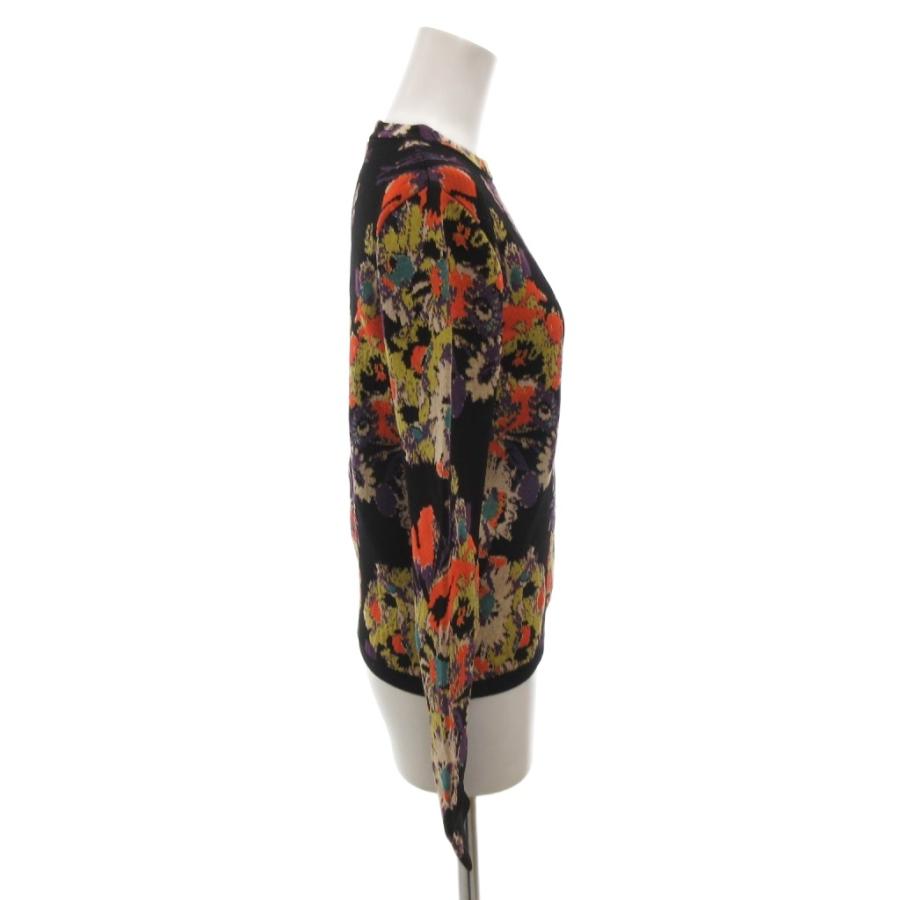 ETRO（エトロ） ニット セーター 38 マルチカラー 花柄 長袖 ラウンド