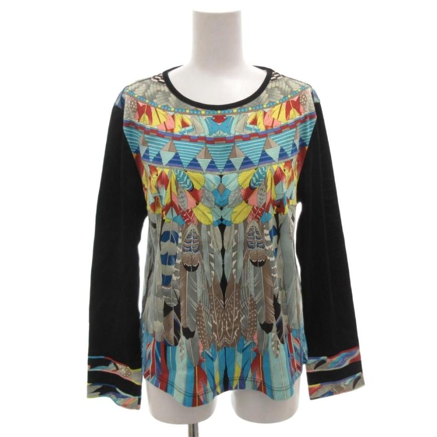 レオナールスポーツ LEONARD SPORT カットソー 42 青 ブルー ラウンド