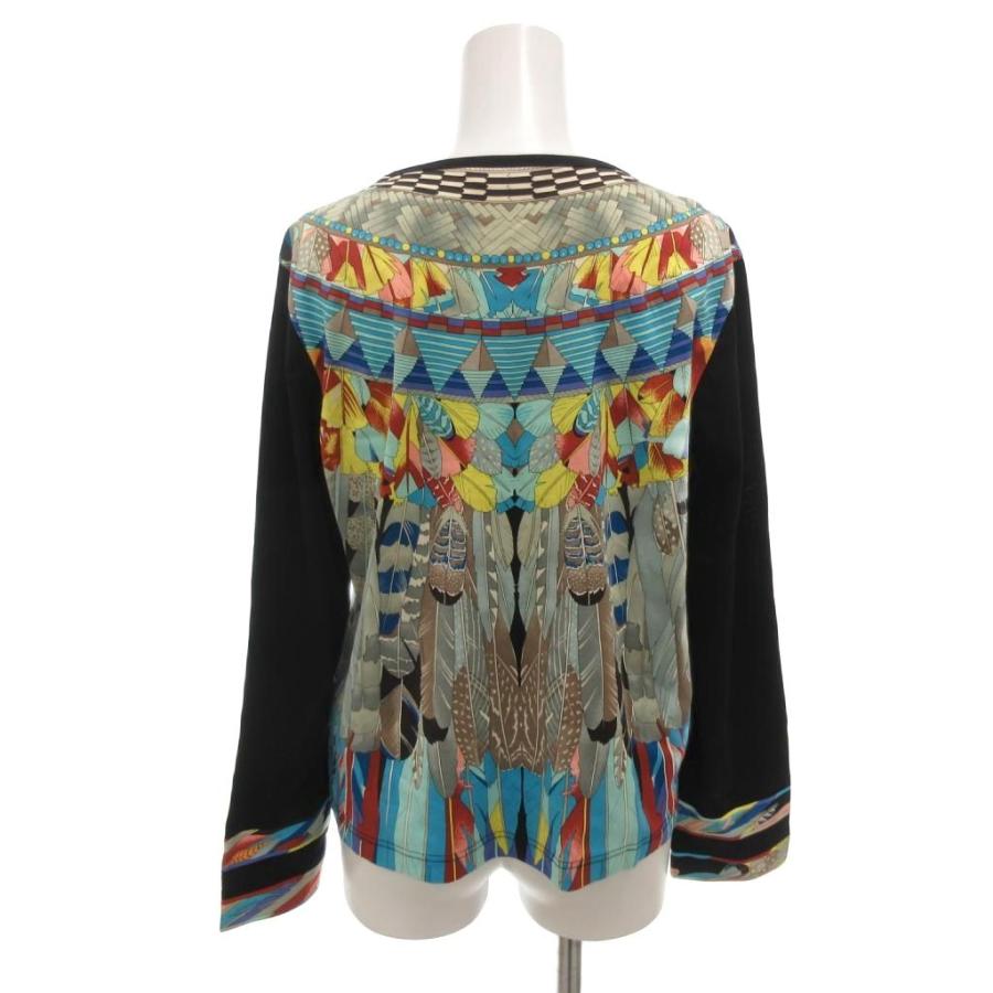 新品同様レオナールスポーツのカットソー レオナールスポーツ LEONARD SPORT カットソー 42 青 ブルー ラウンド