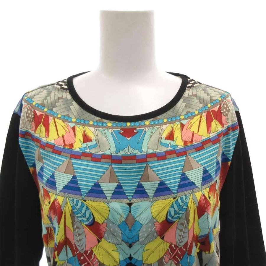 レオナールスポーツ LEONARD SPORT カットソー 42 青 ブルー ラウンド