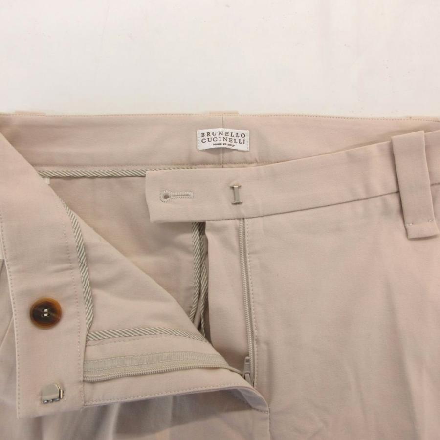 ブルネロクチネリ BRUNELLO CUCINELLI パンツ スラックス 38 ベージュ 
