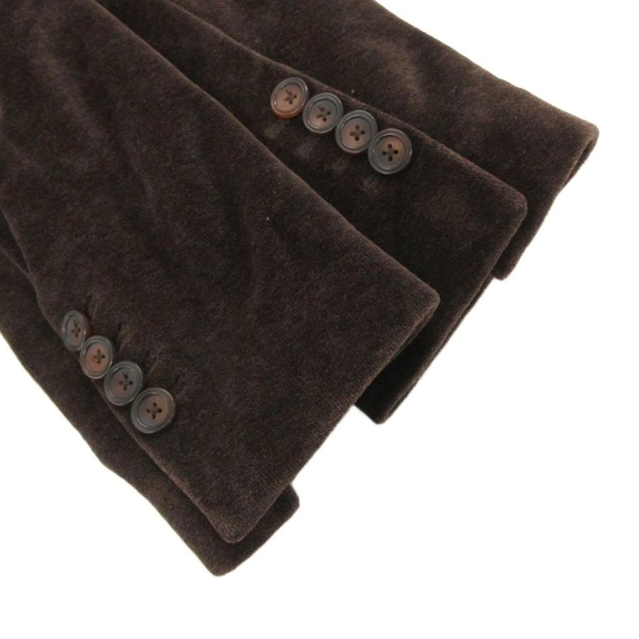 チルコロ1901 CIRCOLO1901 テーラードジャケット ベロア 2B パッチ