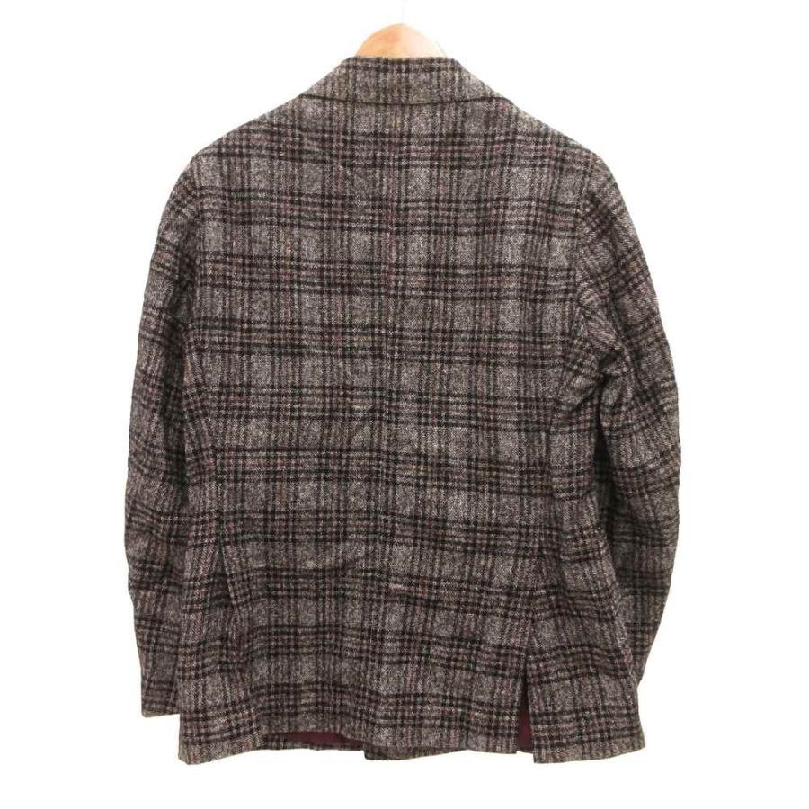 STILE LATINO NAPOLI テーラードジャケット ダブルブレスト チェック柄