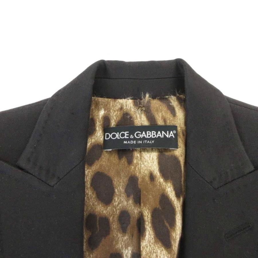 美品　ドルガバ　テーラードジャケット　レオパード DOLCE&GABBANA（ドルチェ & ガッバーナ） ドルガバ テーラード