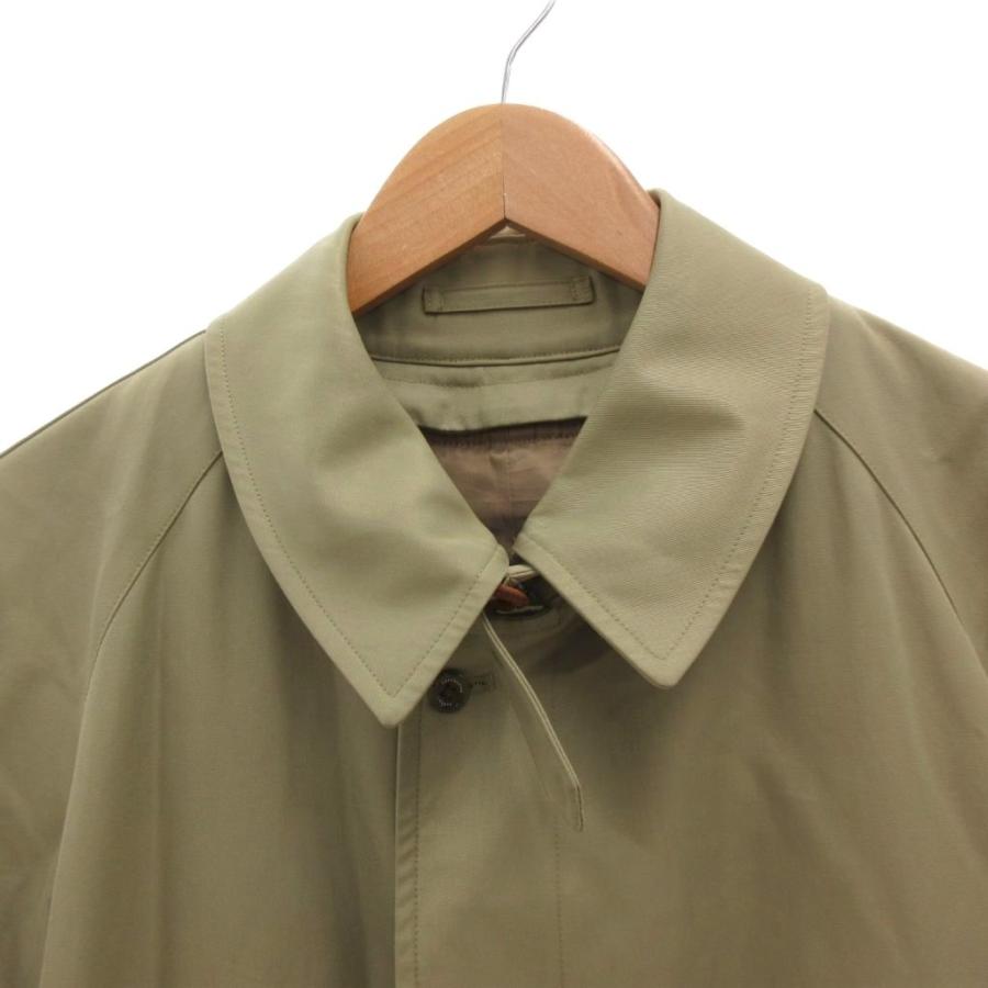 アクアスキュータム AQUASCUTUM ステンカラーコート ライナー カーキ