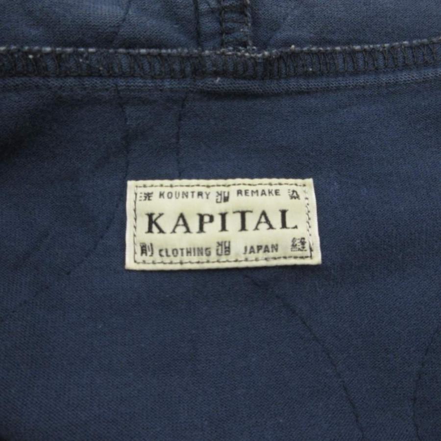 キャピタル kapital ビバークフードペイズリージップパーカー フーディ