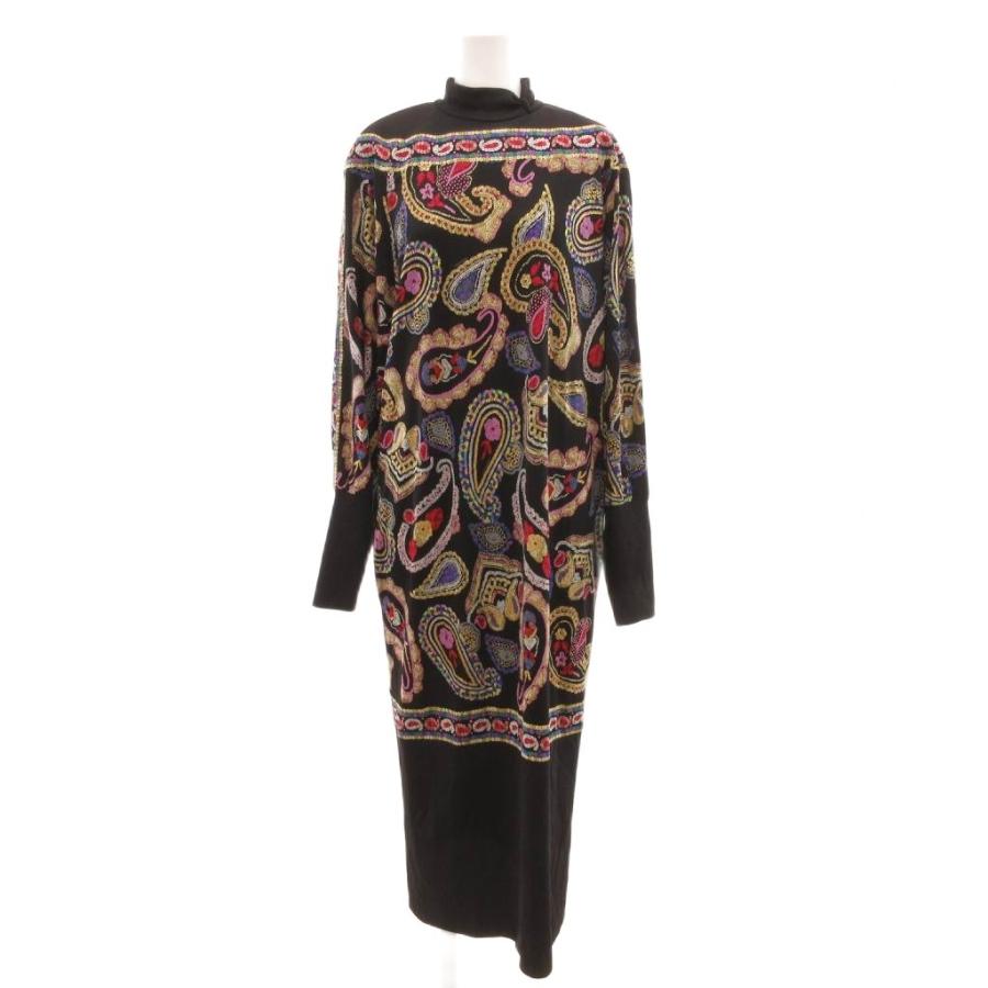 LEONARD（レオナール） ヴィンテージ カンカン ワンピース 絹 シルク  