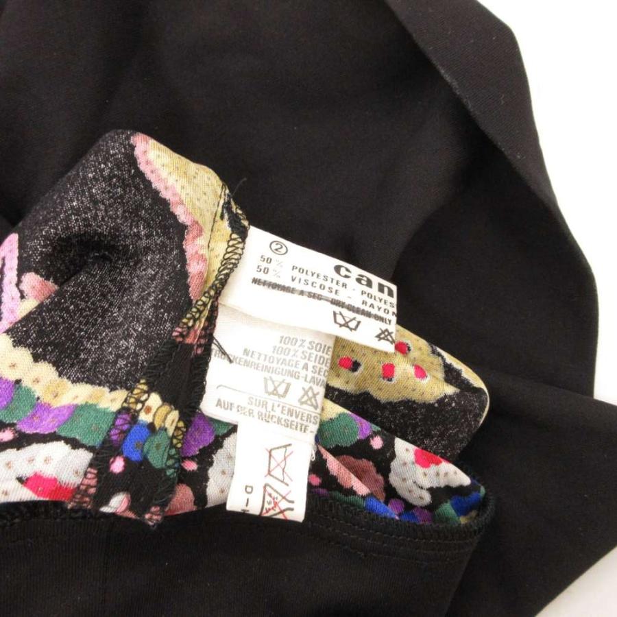 LEONARD（レオナール） ヴィンテージ カンカン ワンピース 絹 シルク