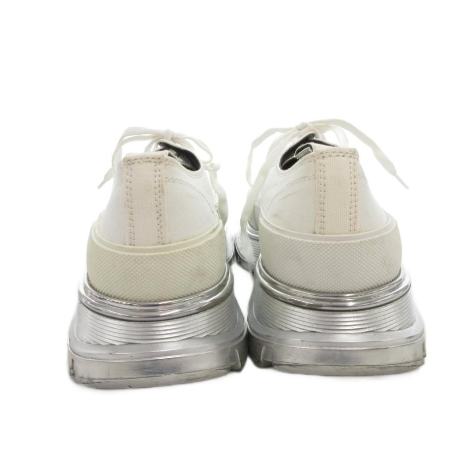 Alexander McQueen ホワイトスニーカー 41 厚底 定番 特価 アレキサンダーマックイーン ALEXANDER MCQUEEN スニーカー シューズ