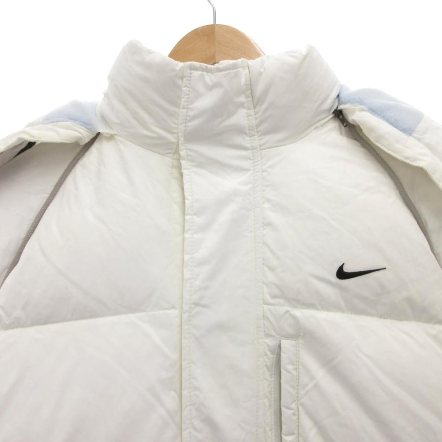 NIKE（ナイキ） ダウンコート ベンチコート L 白 ホワイト スタンド