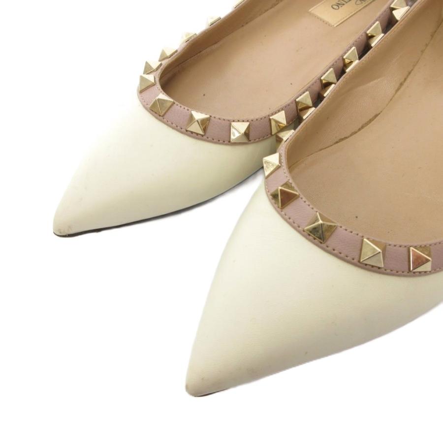VALENTINO GARAVANIポインテッドトゥ 35 ヴァレンティノ ガラヴァーニ VALENTINO GARAVANI ロックスタッズ