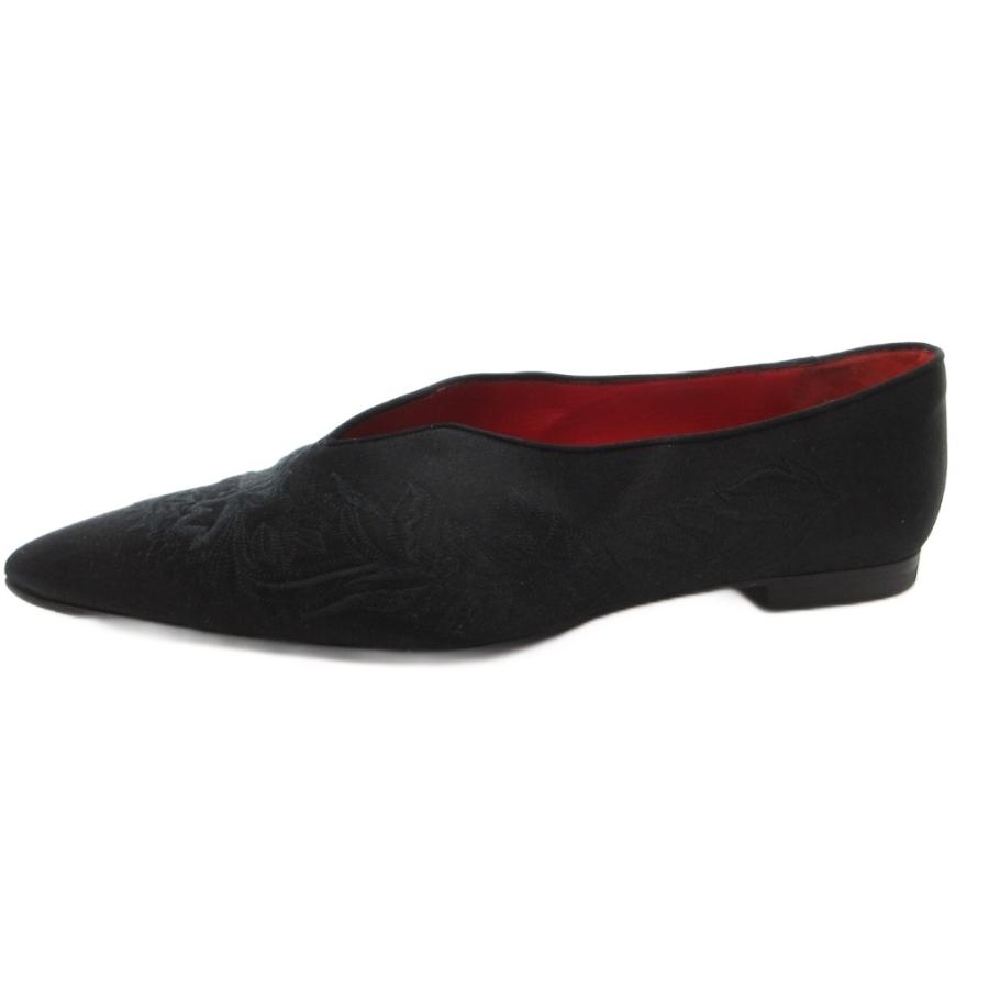 マノロブラニク MANOLO BLAHNIK パンプス フラットシューズ ポイン 