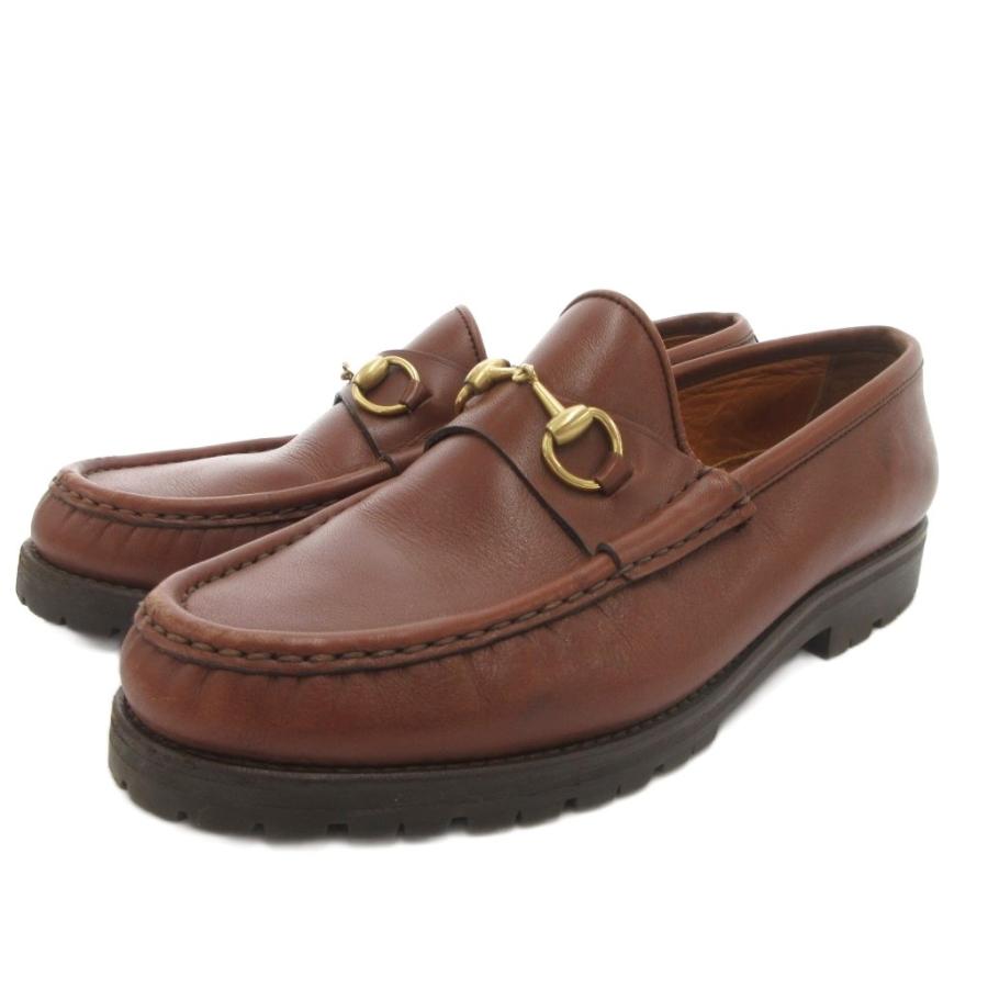 GUCCI（グッチ） ホースビットローファー シューズ スリッポン レザー