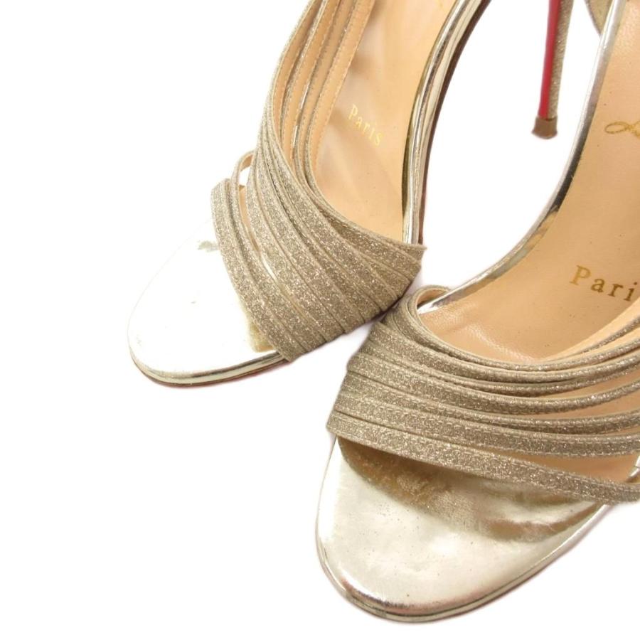 Christian Louboutin（クリスチャンルブタン） グリッター サンダル