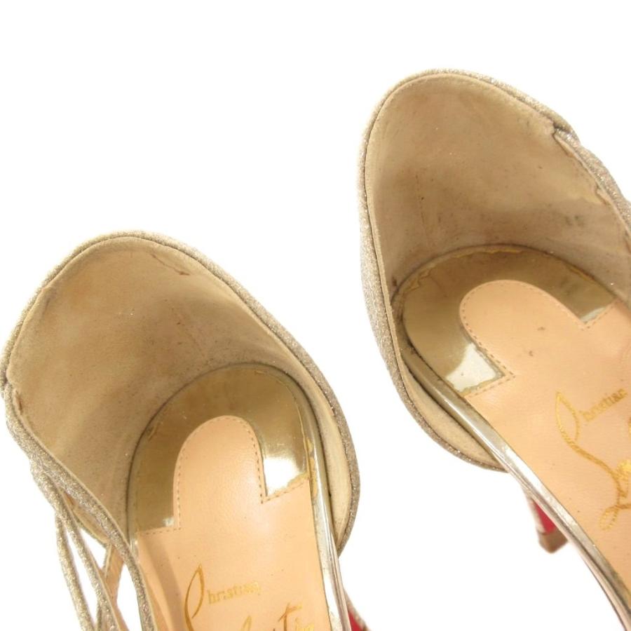Christian Louboutin（クリスチャンルブタン） グリッター サンダル