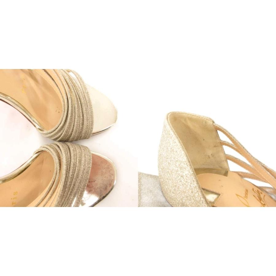 Christian Louboutin（クリスチャンルブタン） グリッター サンダル