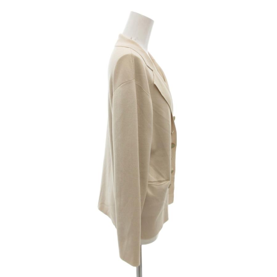 【専用】ebure ニットジャケット　エブール　ロンハーマン エブール ebure ロンハーマン Cotton Silk knit Jacket ダブル