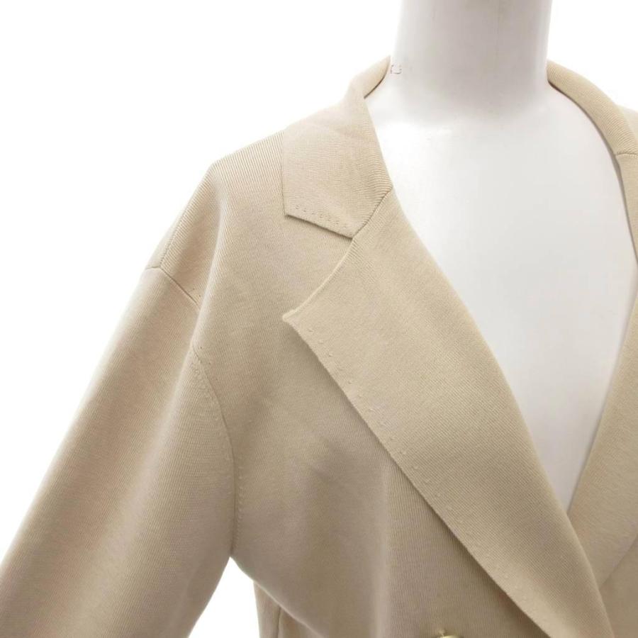 エブール ebure ロンハーマン Cotton Silk knit Jacket ダブル