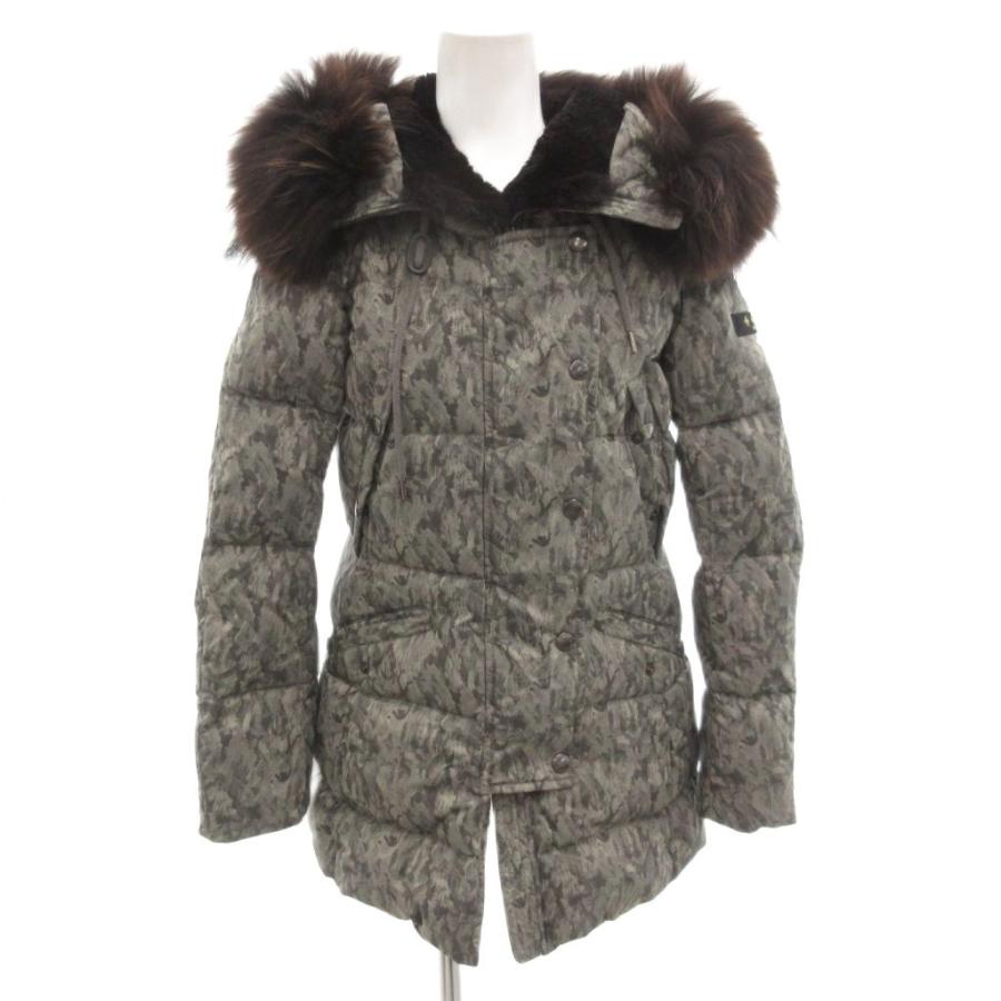 美品 TATRAS タトラス TATRAS ダウンジャケット ラクーンファー ラビットファー