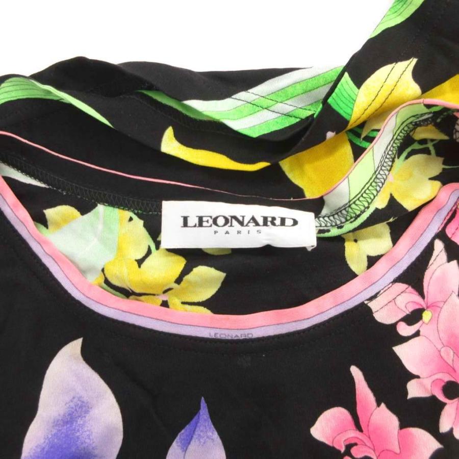 LEONARD（レオナール） LEONARD Tシャツ カットソー 花柄 シルク 絹