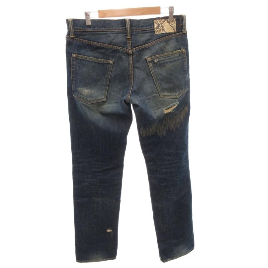 ビズビム VISVIM デニムパンツ ジーンズ ストレート ダメージ加工