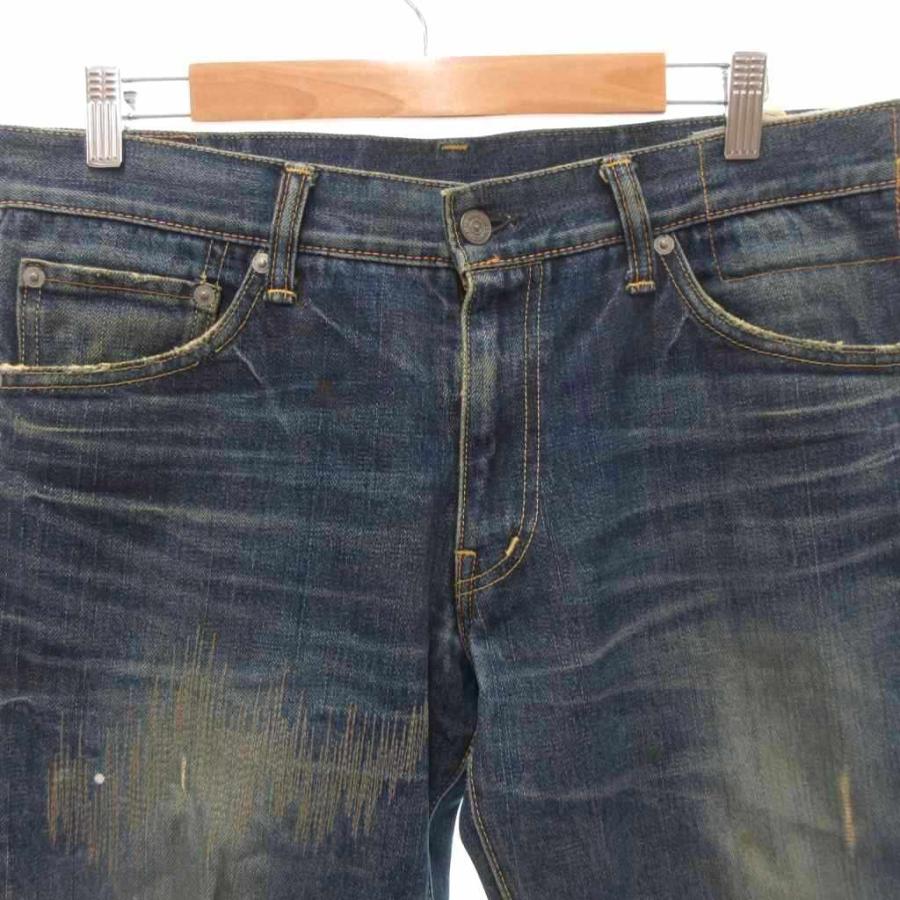 ビズビム VISVIM デニムパンツ ジーンズ ストレート ダメージ加工
