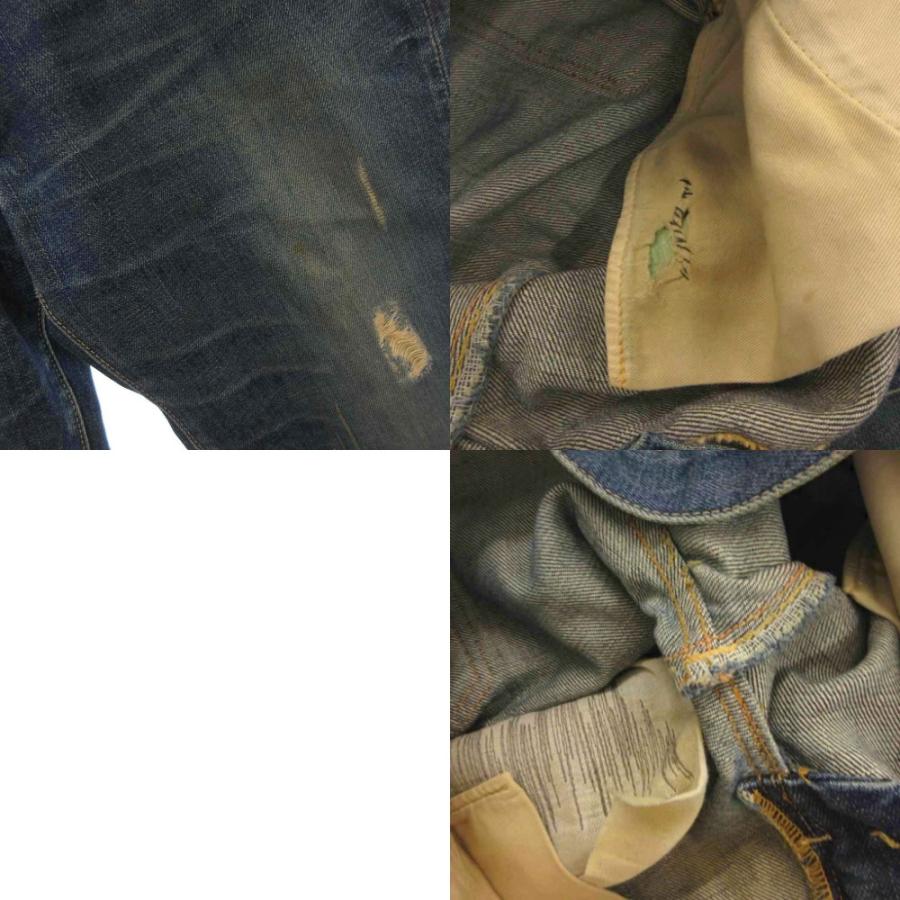 ビズビム VISVIM デニムパンツ ジーンズ ストレート ダメージ加工