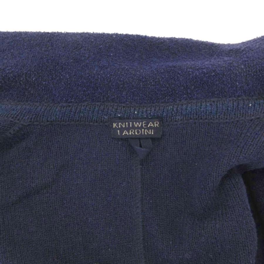 ラルディーニ LARDINI ニット テーラードジャケット パイル地