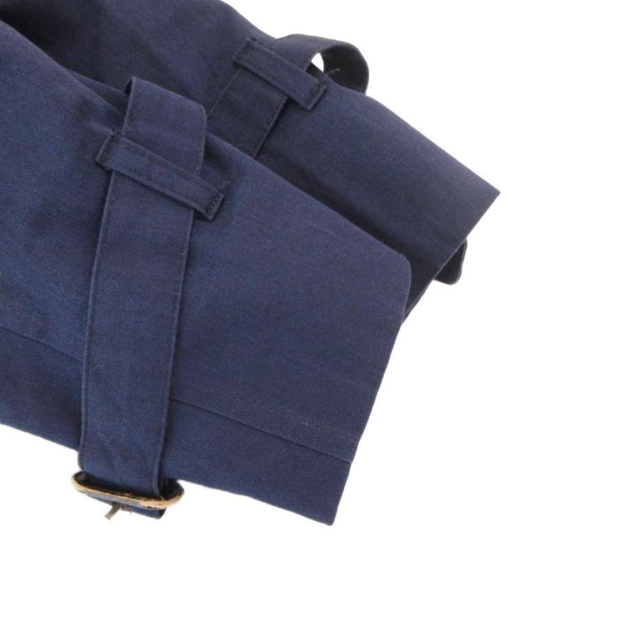 アクアスキュータム AQUASCUTUM トレンチコート ダブル ロング 5 紺