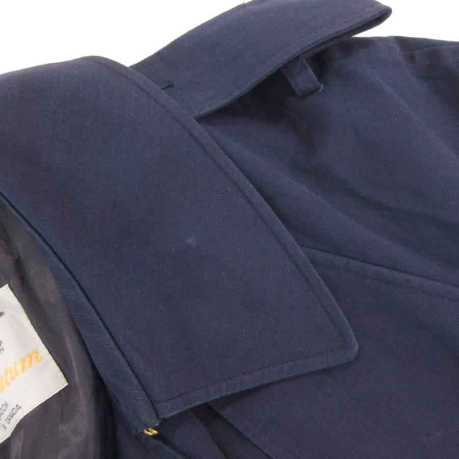 アクアスキュータム AQUASCUTUM トレンチコート ダブル ロング 5 紺