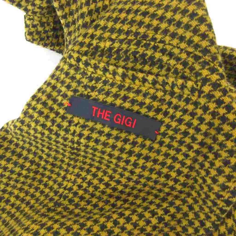 ザジジ THE GIGI テーラードジャケット ブレザー 千鳥格子 バイカラー