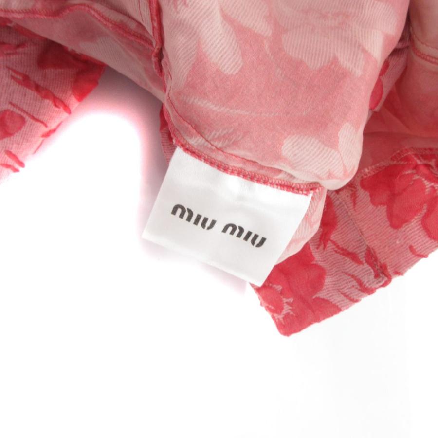 miu miu（ミュウミュウ） ワンピース フラワー装飾 花がら ジャガード