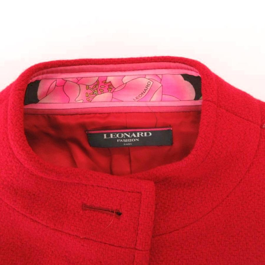 LEONARD（レオナール） LEONARD FASHION ロングコート アンゴラ シルク