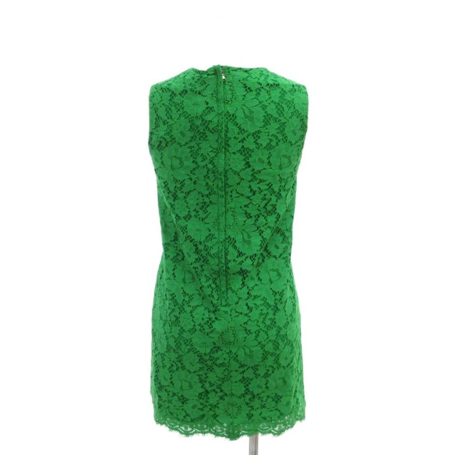 美品　ドルチェアンドガッバーナ　ノースリーブ　ワンピース　緑　チェック　140 DOLCE&GABBANA（ドルチェ & ガッバーナ） 未使用品 ドルガバ