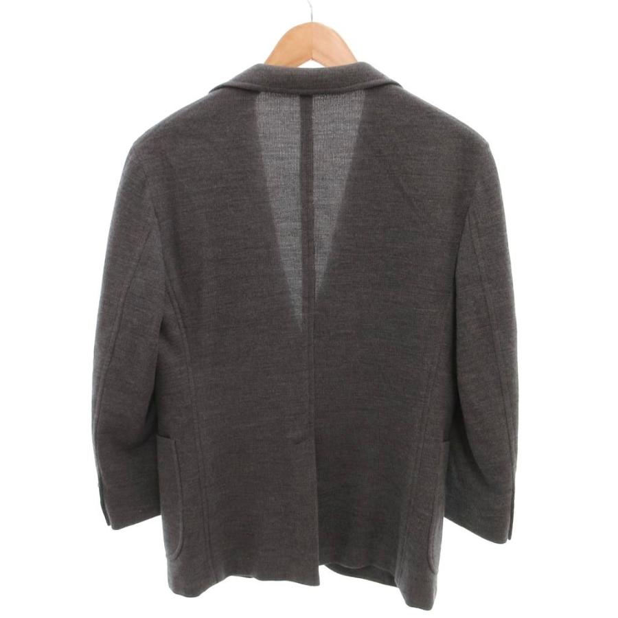 ボリオリ BOGLIOLI 美品 ニット テーラードジャケット 段返3つボタン 