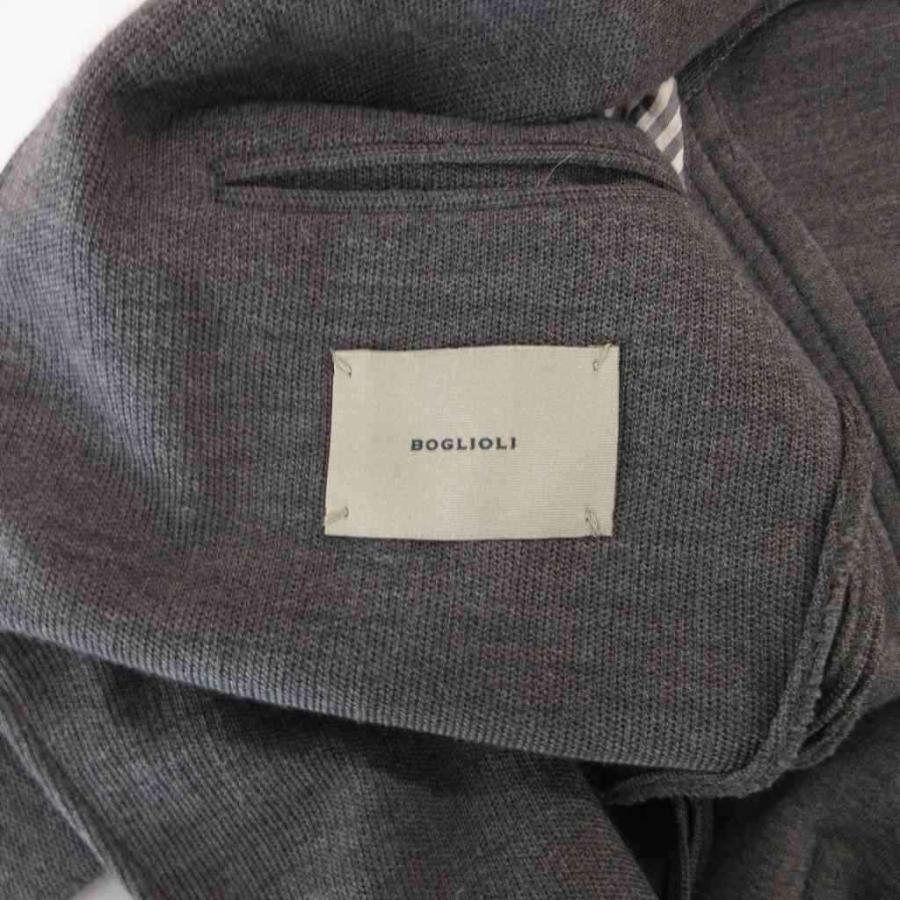 ボリオリ BOGLIOLI 美品 ニット テーラードジャケット 段返3つボタン 