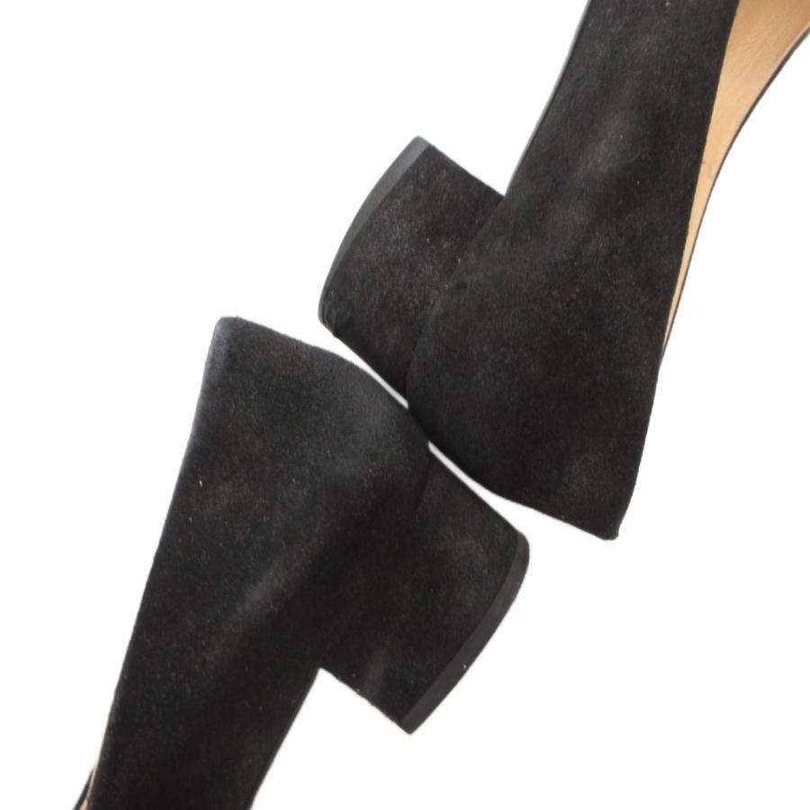 CHANEL（シャネル） パンプス ココマーク スエード エナメル 36 黒