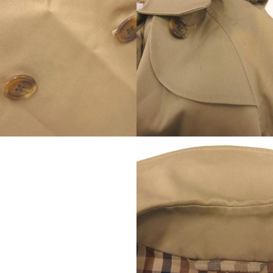 アクアスキュータム AQUASCUTUM トレンチコート ダブル 裏地チェック