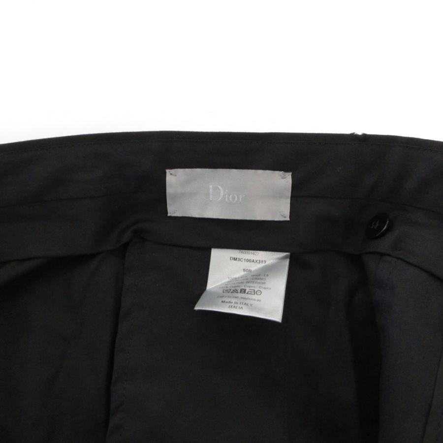 Dior HOMME イタリア製 センタープレス パンツ 50　カシミア混 ディオールオム Dior HOMME パンツ スラックス センタープレス ウール