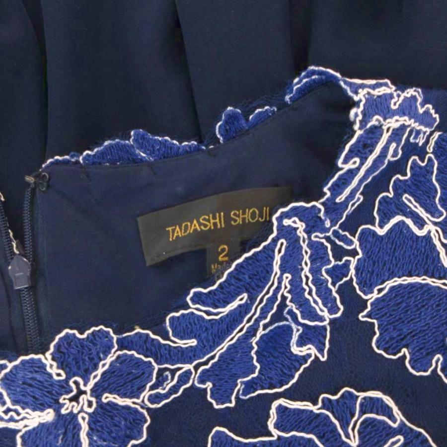 タダシショージ TADASHI SHOJI ワンピース レース フレンチスリーブ