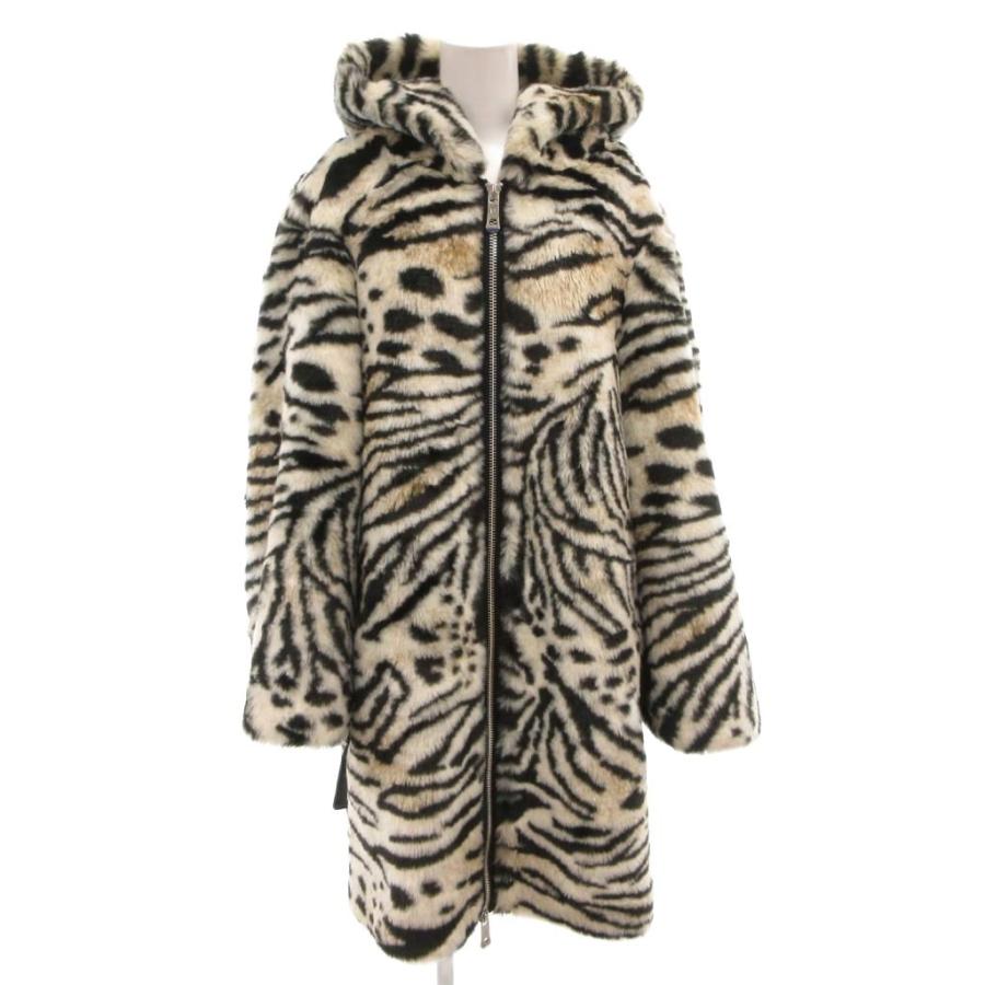 エルマノシェルビーノ ERMANNO SCERVINO フーデットコート フェイク 