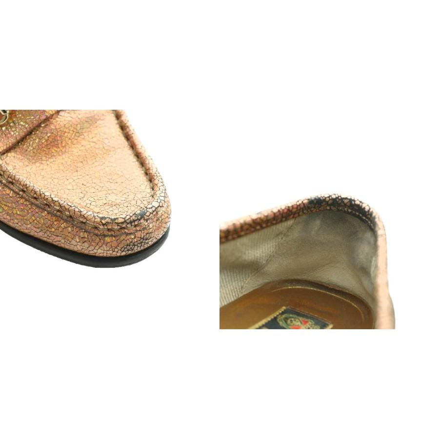 GUCCI（グッチ） ホースビット ローファー 36.5 サーモンピンク /SS