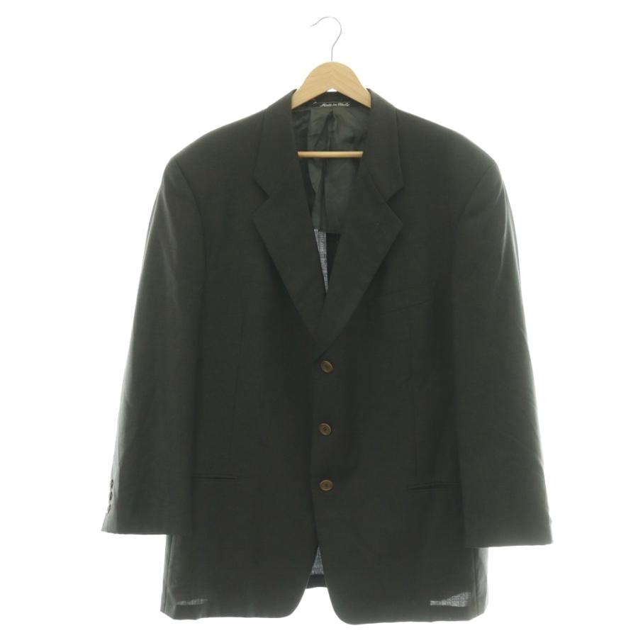 ジョルジオアルマーニ GIORGIO ARMANI テーラードジャケット S 黒 