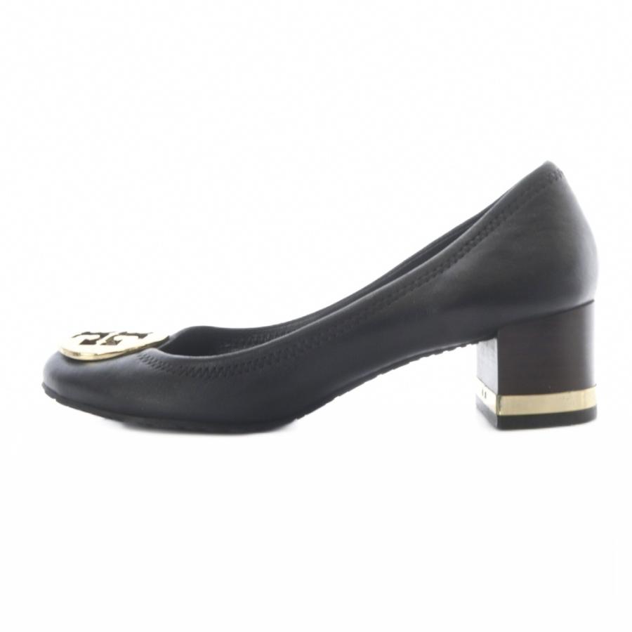 Tory Burch パンプス ブラック 6cmヒール TORY BURCH（トリーバーチ） パンプス レザー パンプス 6M 黒 ブラック